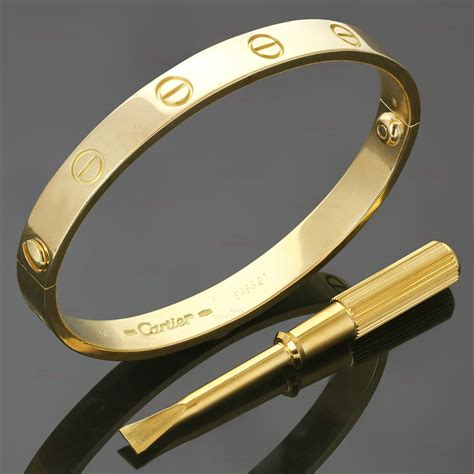 gold screw bracelet|cartier gold screw bracelet price.